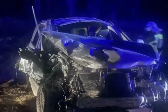 Три человека госпитализированы после ДТП на трассе в Тверской области