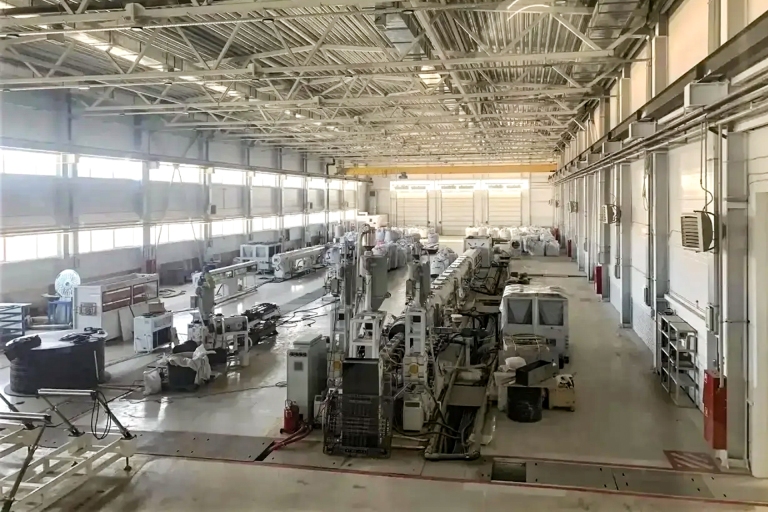 Под Тверью построено новое производство полиэтиленовых труб и изделий из пластика