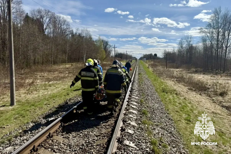 В Тверской области на переезде поезд протаранил автомобиль