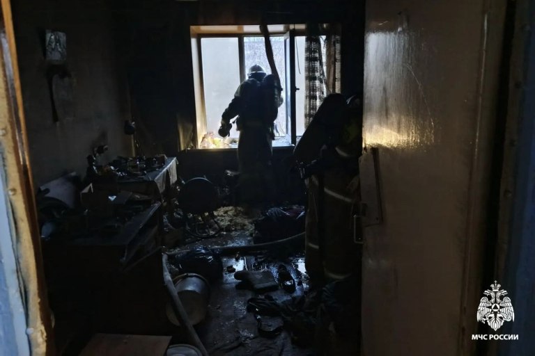 Мужчина погиб при пожаре в Тверской области