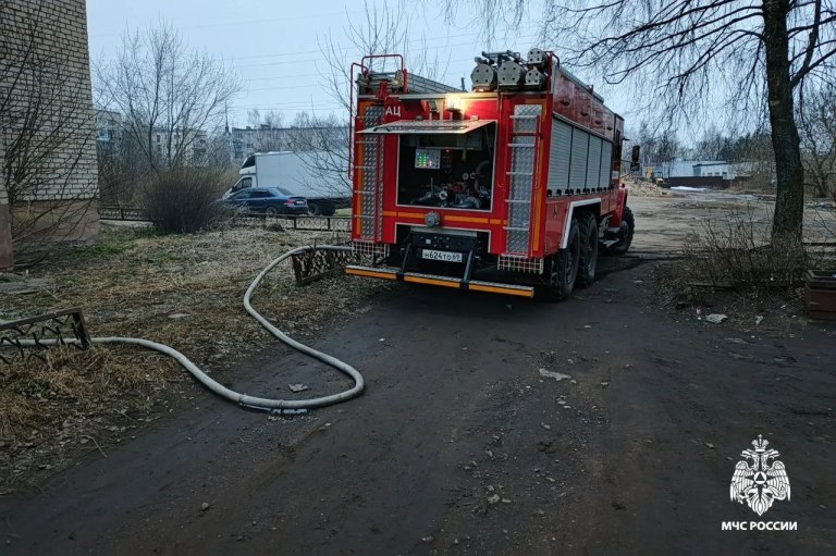 Мужчина погиб при пожаре в Тверской области