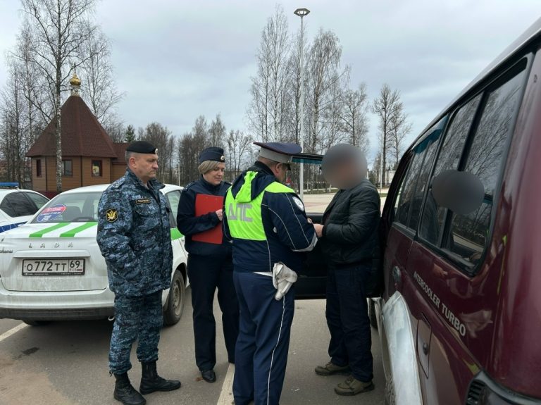 В Тверской области среди автомобилистов искали должников
