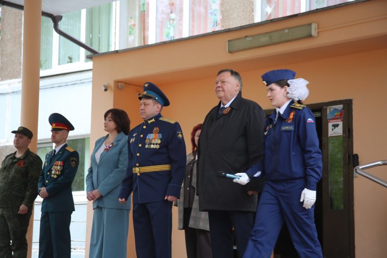 В Твери прошел парад кадетских классов, приуроченный к празднованию 9 мая