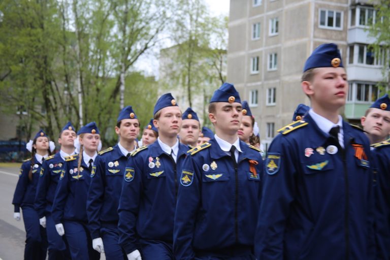 В Твери прошел парад кадетских классов, приуроченный к празднованию 9 мая