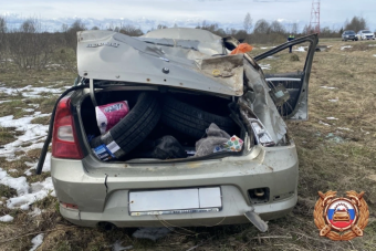 Опубликованы фото с места ДТП, в котором пострадал восьмилетний пассажир