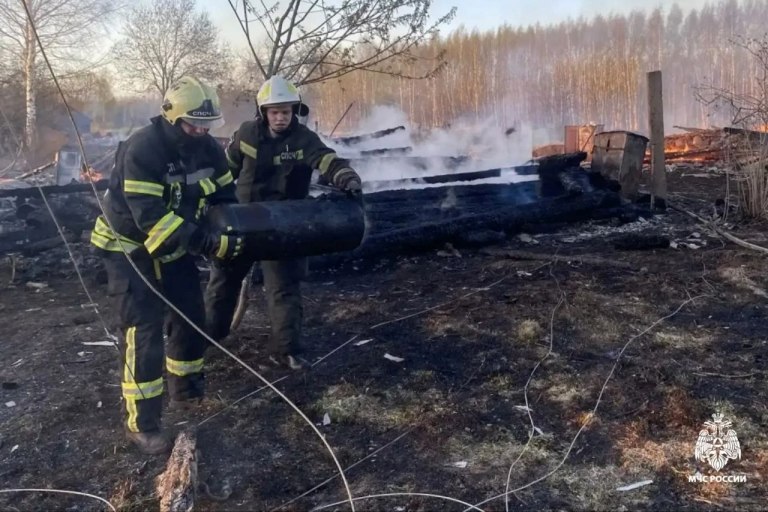 В Тверской области установлена причина пожара, в котором сгорели 9 домов