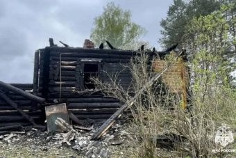 В Тверской области сгорел дотла дом
