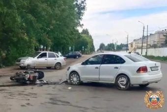 Женщина-водитель спровоцировала ДТП с мотоциклом в Тверской области