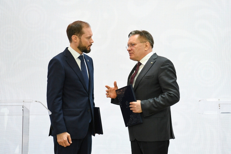 ПМЭФ-2026: Виталий Королев и гендиректор Росатома Алексей Лихачев утвердили план совместного развития Удомли