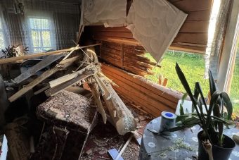 Опубликовано фото с места падения обломков БПЛА под Ржевом Опубликовано фото с места падения обломков БПЛА под Ржевом