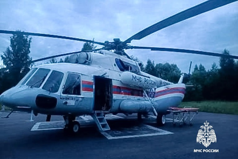 В Тверской области для спасения ребенка задействовали вертолет МЧС
