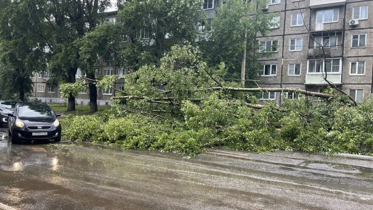 В Твери устраняют последствия аномального урагана, который ещё не окончен
