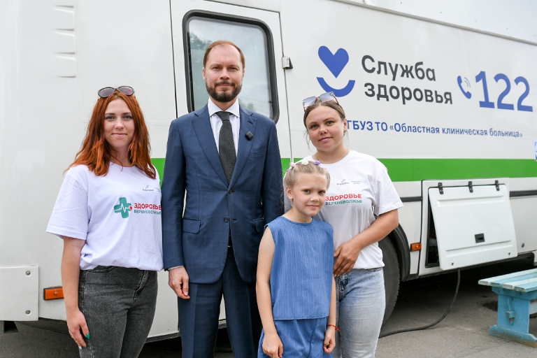 Виталий Королев в Кувшиновском округе убедился в востребованности «Поезда здоровья»