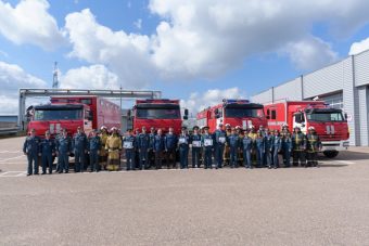 Калининская АЭС передала подразделению МЧС России по пожарной охране атомной станции новую спецтехнику