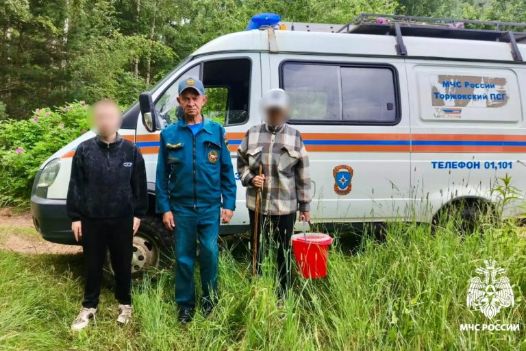Потерявшуюся под Торжком семью нашли