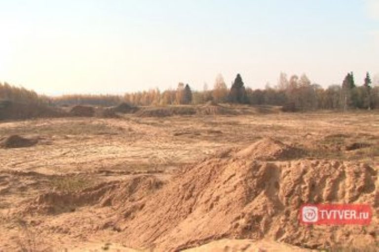 В Тверской области предприятие попалось на незаконной добыче песка