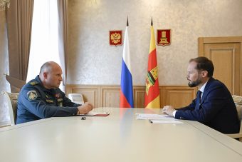 Виталий Королев и глава МЧС России обсудили перспективы сотрудничества