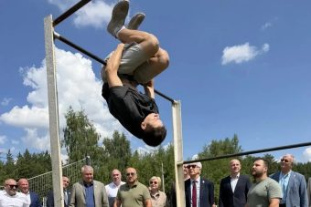 Площадка для физических упражнений появилась на тверских карьерах Площадка для физических упражнений появилась на тверских карьерах