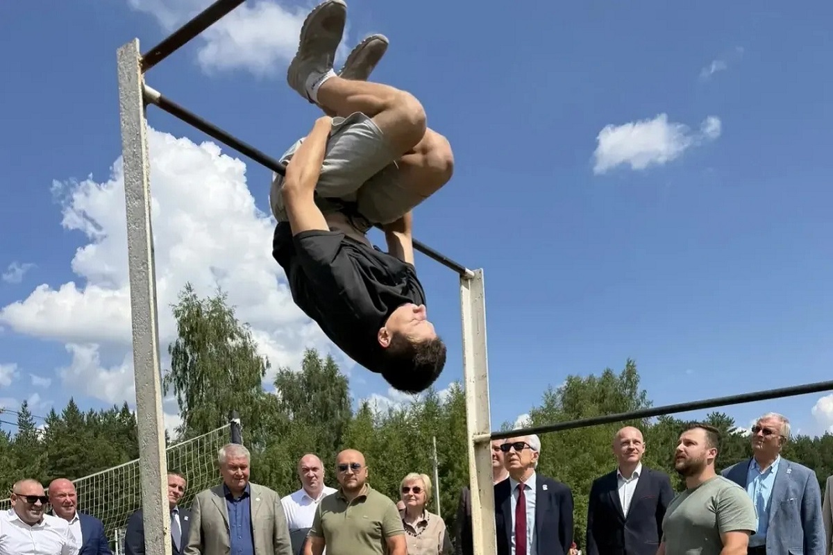 Площадка для физических упражнений появилась на тверских карьерах 