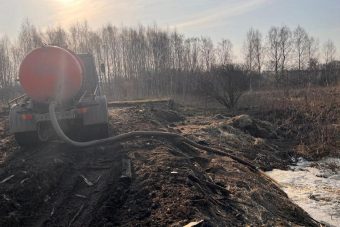 В Тверской области выявлен сброс жидких отходов на почву