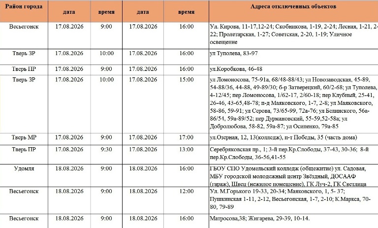Жители Твери и области надолго останутся без света