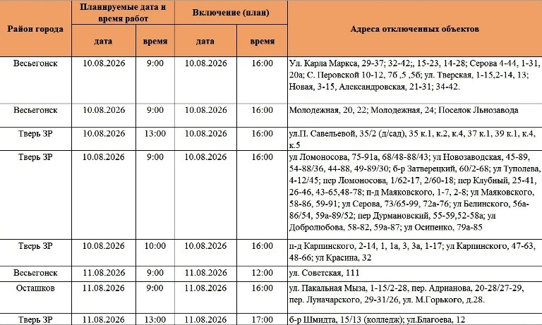 Жители Твери и области надолго останутся без света