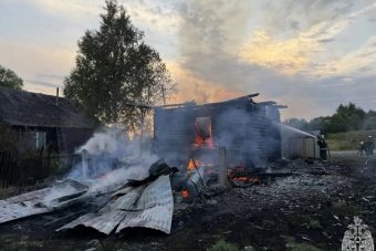 В Тверской области пожар не оставил ничего от дачного дома