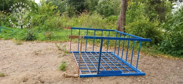 Мальчик травмирован на детской площадке в Тверской области