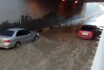Водители сообщили о затоплении тоннеля в Тверской области Водители сообщили о затоплении тоннеля в Тверской области