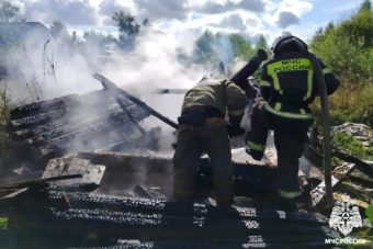 В Тверской области сгорела баня В Тверской области сгорела баня