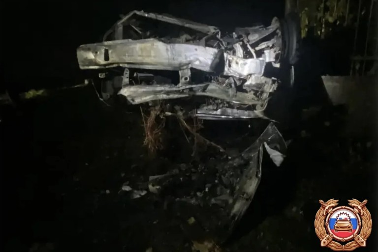 В Тверской области легковушка протаранила столб, пострадали двое