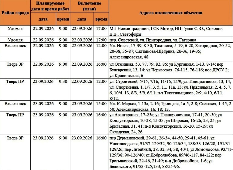 Жители Твери и области надолго останутся без света