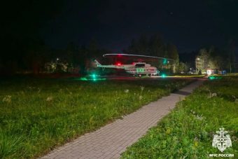 В Тверской области для спасения пациентки задействовали вертолет МЧС