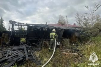 В Тверской области полыхал пожар