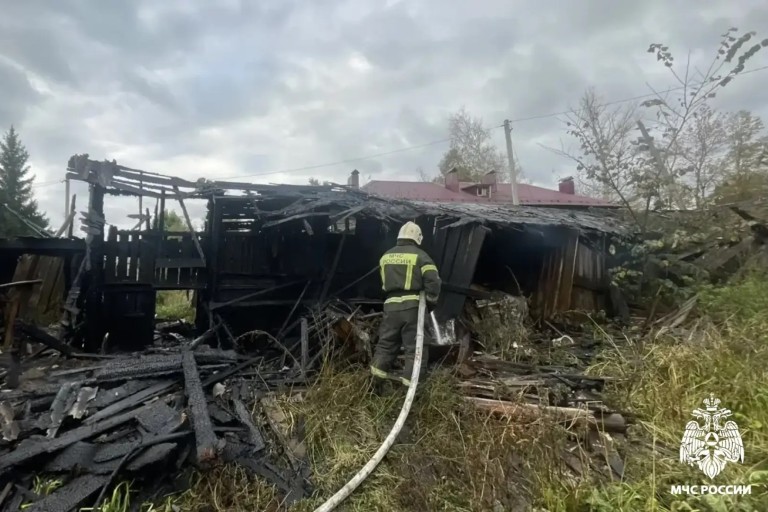В Тверской области полыхал пожар