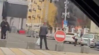 На Театральной площади в Твери произошло возгорание На Театральной площади в Твери произошло возгорание