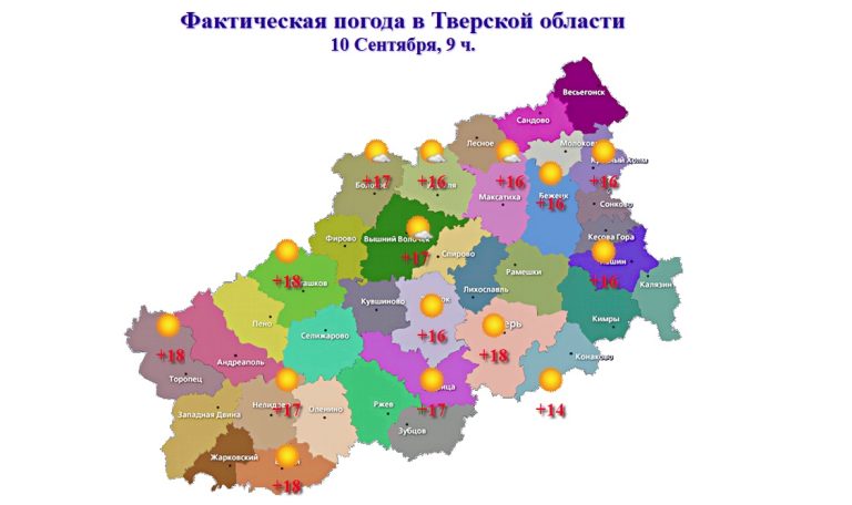 В Тверской области царит погода "миллион на миллион"