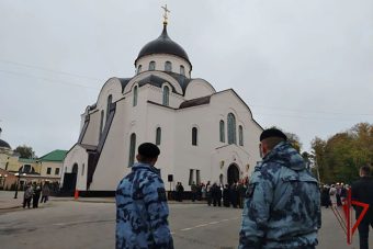 Порядок во время освящения Воскресенского собора в Твери обеспечила Росгвардия