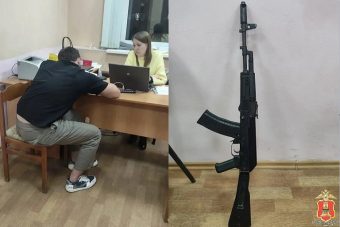 Человек с автоматом из свадебного кортежа задержан в Тверской области Человек с автоматом из свадебного кортежа задержан в Тверской области