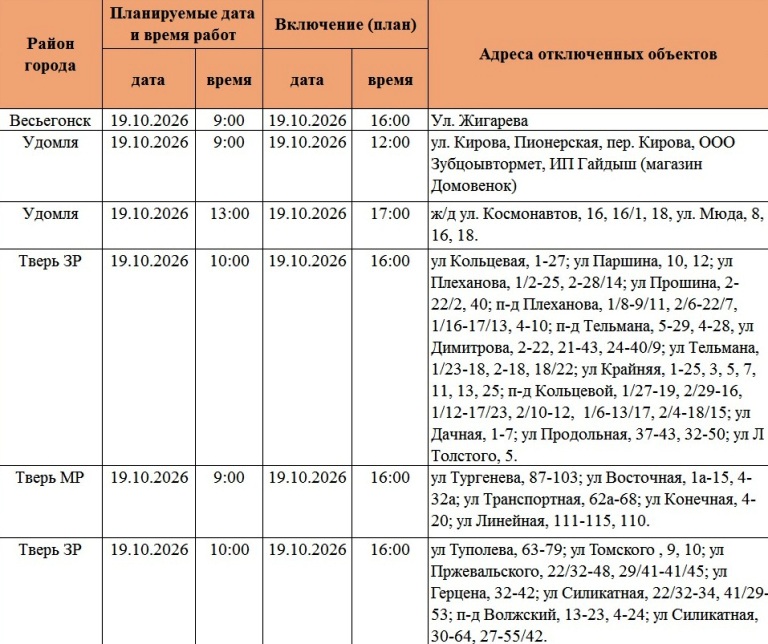 Жители Твери и области надолго останутся без света