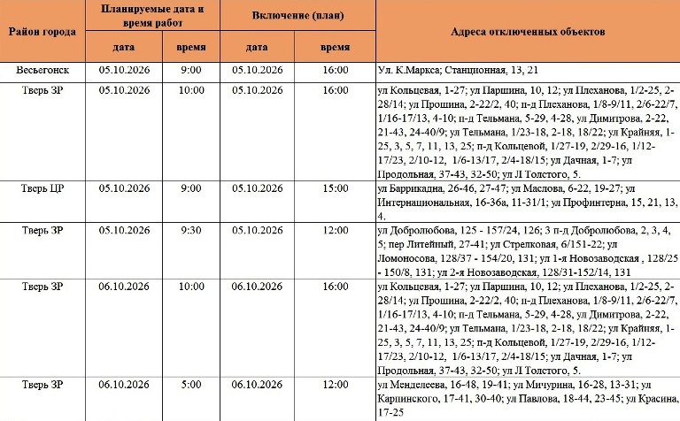 Жители Твери и области надолго останутся без света