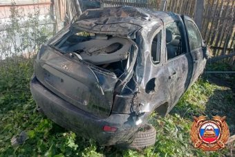 В Тверской области перевернулась Lada Kalina В Тверской области перевернулась Lada Kalina