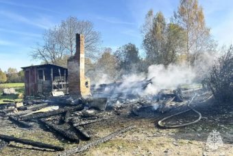 Женщина пострадала при пожаре в Тверской области Женщина пострадала при пожаре в Тверской области