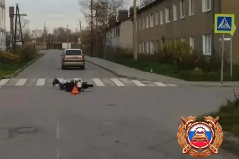 В Тверской области молодой мотоциклист пострадал в ДТП