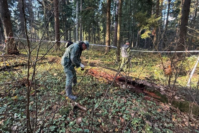 Следователи работают на месте массового уничтожения мирных жителей под Тверью