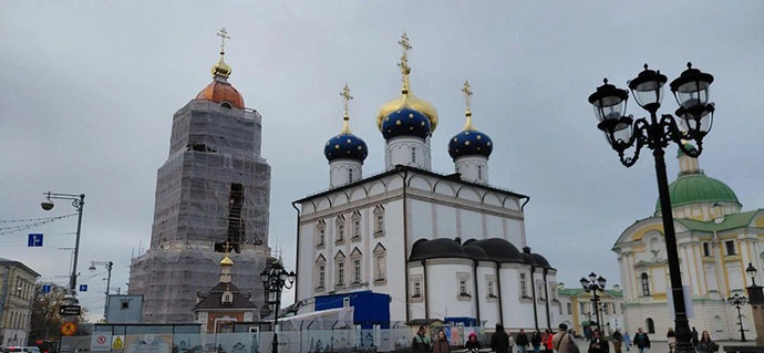Главная колокольня Твери приближается к завершению строительства